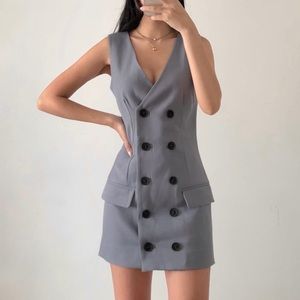 New Song of Style blue Clemence mini dress